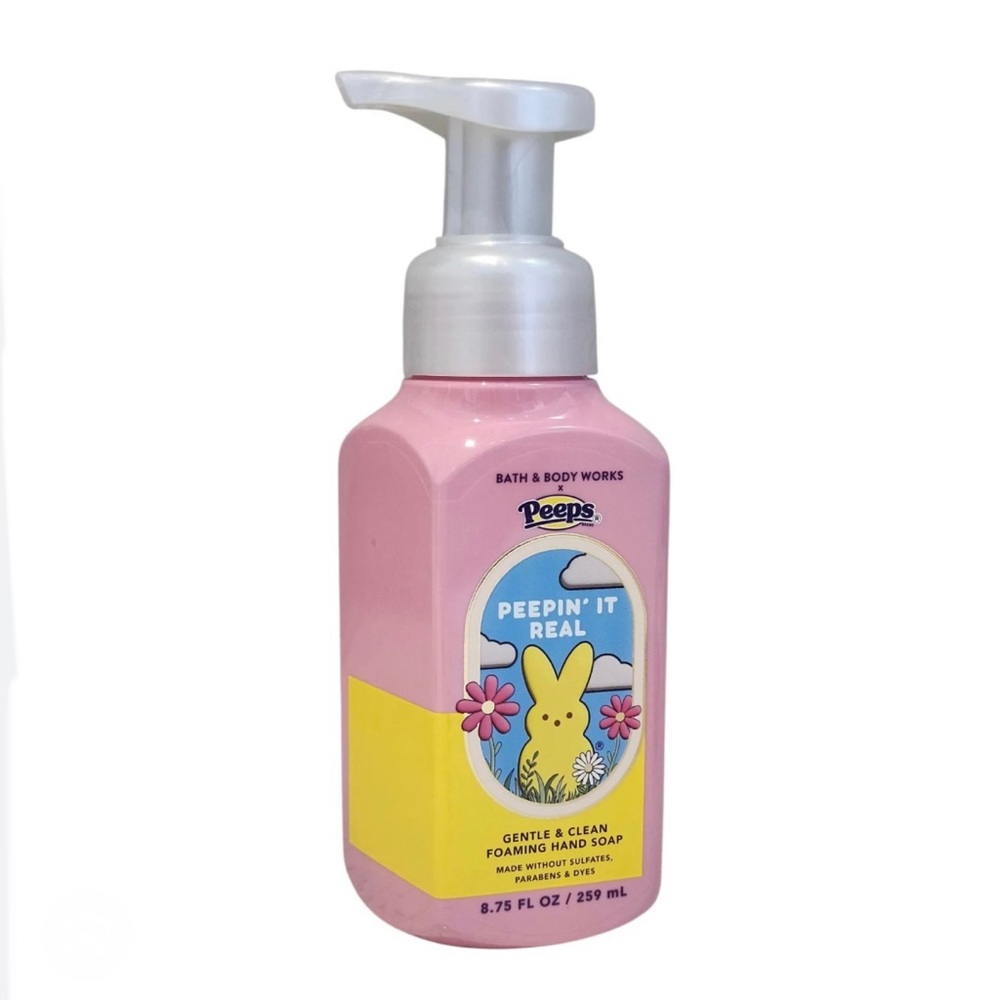NWT Bath & Body Works Peeps Collab Peepin It Real Gentle Clean Foaming Hand Soap